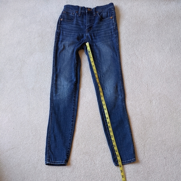 Madewell 10" high-rise skinny jeans size 24 - Picture 6 of 8